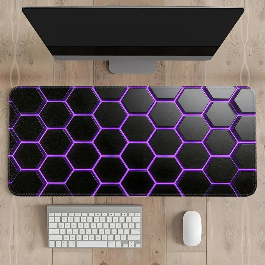 Carbon Fiber Mouse Pad Keyboard Mouse Pad office Pad Game Console Pad Computer Laptop Pad Desk accessories rubber