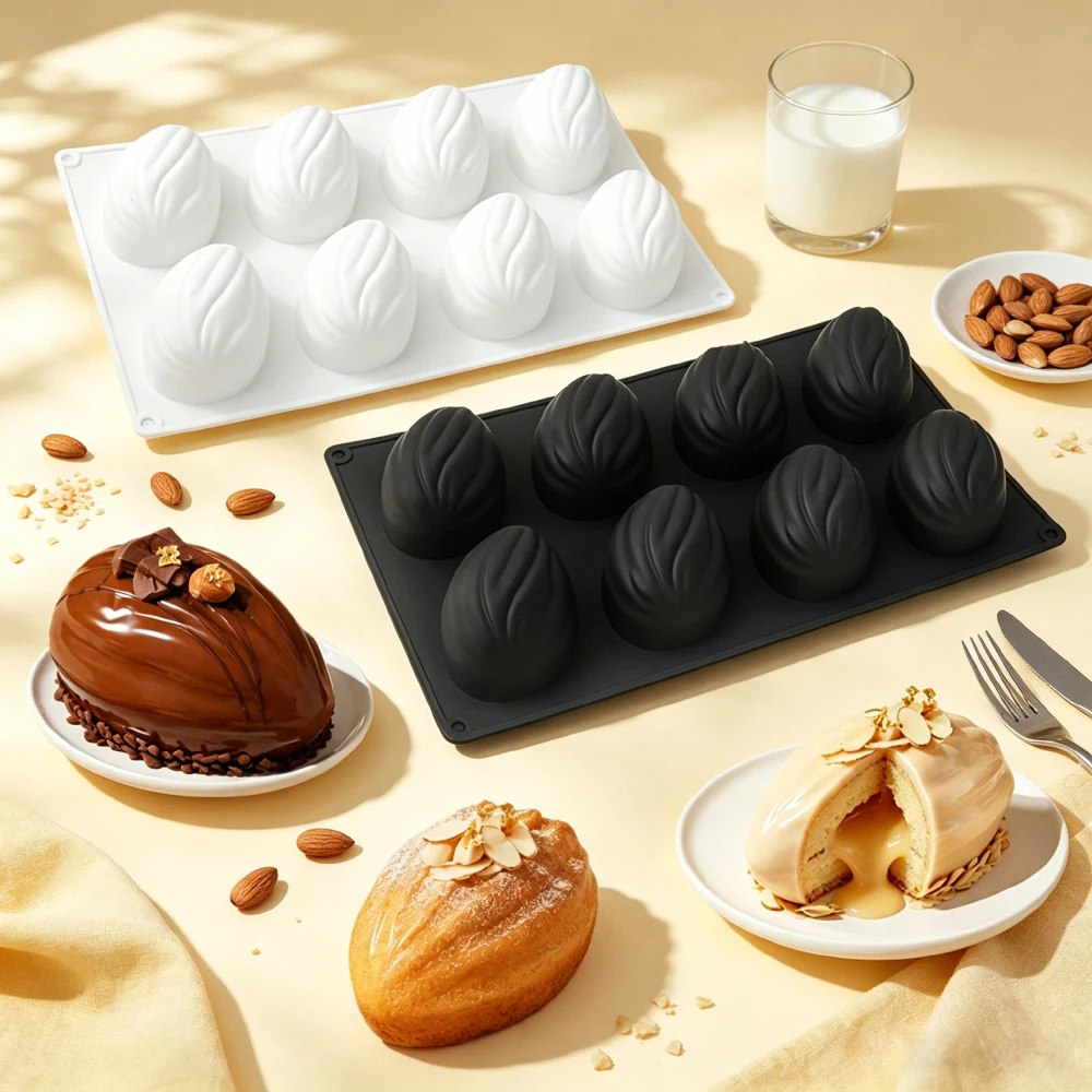 3 veya 8 Bölmeli Badem Şeklind - Baking Kitchen Design incelemesi ve fiyatı