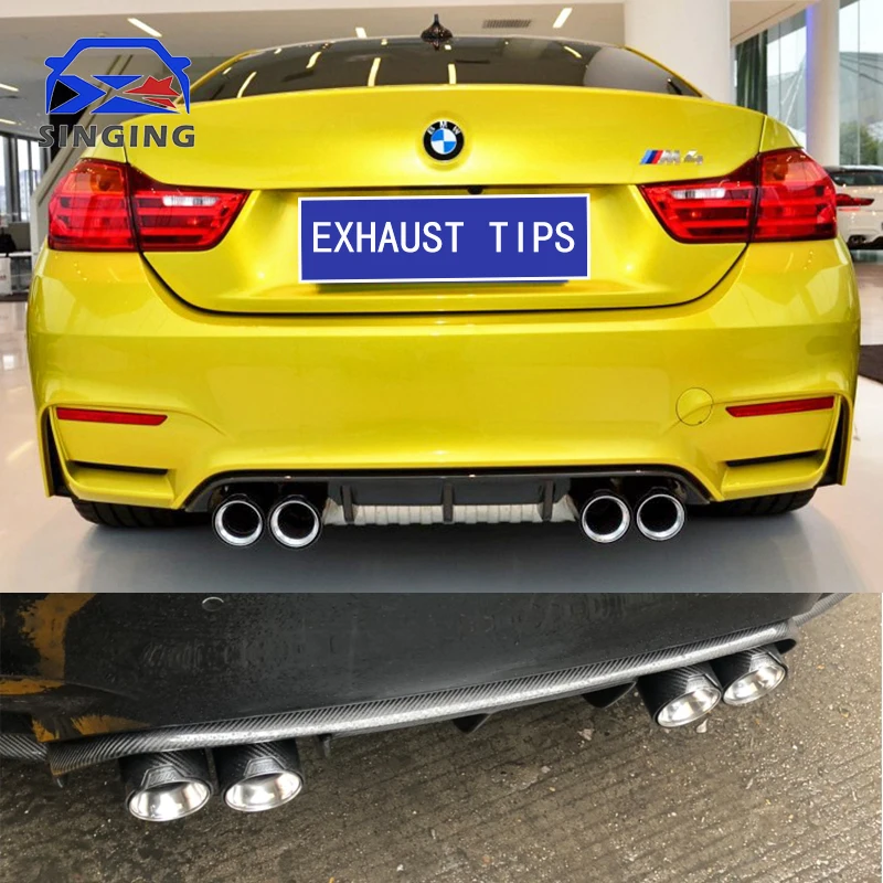 

INLET70MM аксессуары, наконечник глушителя, наконечник выхлопной трубы, детали для украшения хвостовой горловины, насадка для BMW F80 F82 F83 F84 F90 M2 M2C M3 M4