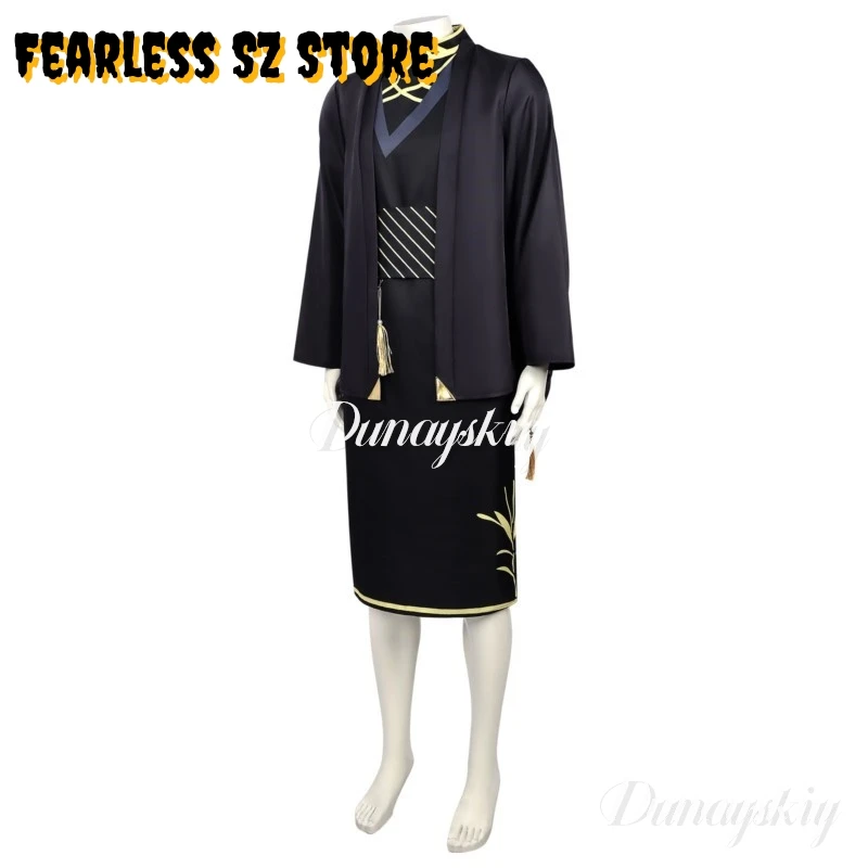 

Agents Of The Four Seasons Spring Dance Halloween Carnival Kimono Suit cosplayCold Tsubaki Wolf Star Kimono Set Anime Same Style