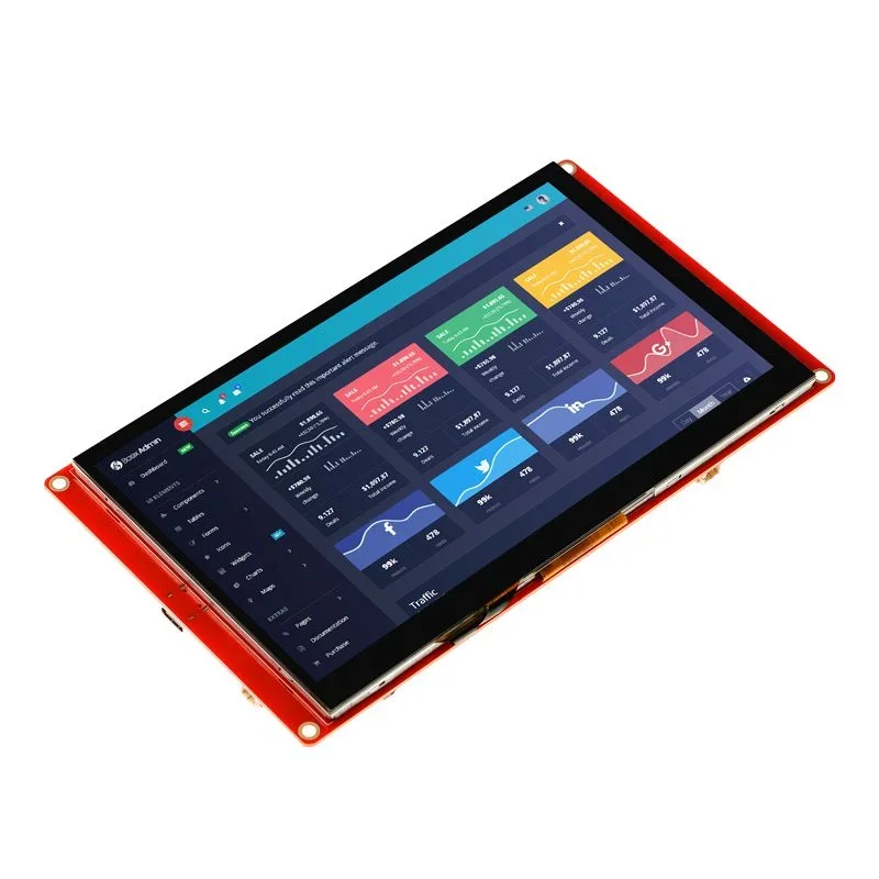 Hot Sale CrowPanel 7 inch ESP32 HMI Display 800x480 RGB LCD LVGL Touch Screen Compatible with Arduino/PlatformIO/Micropython