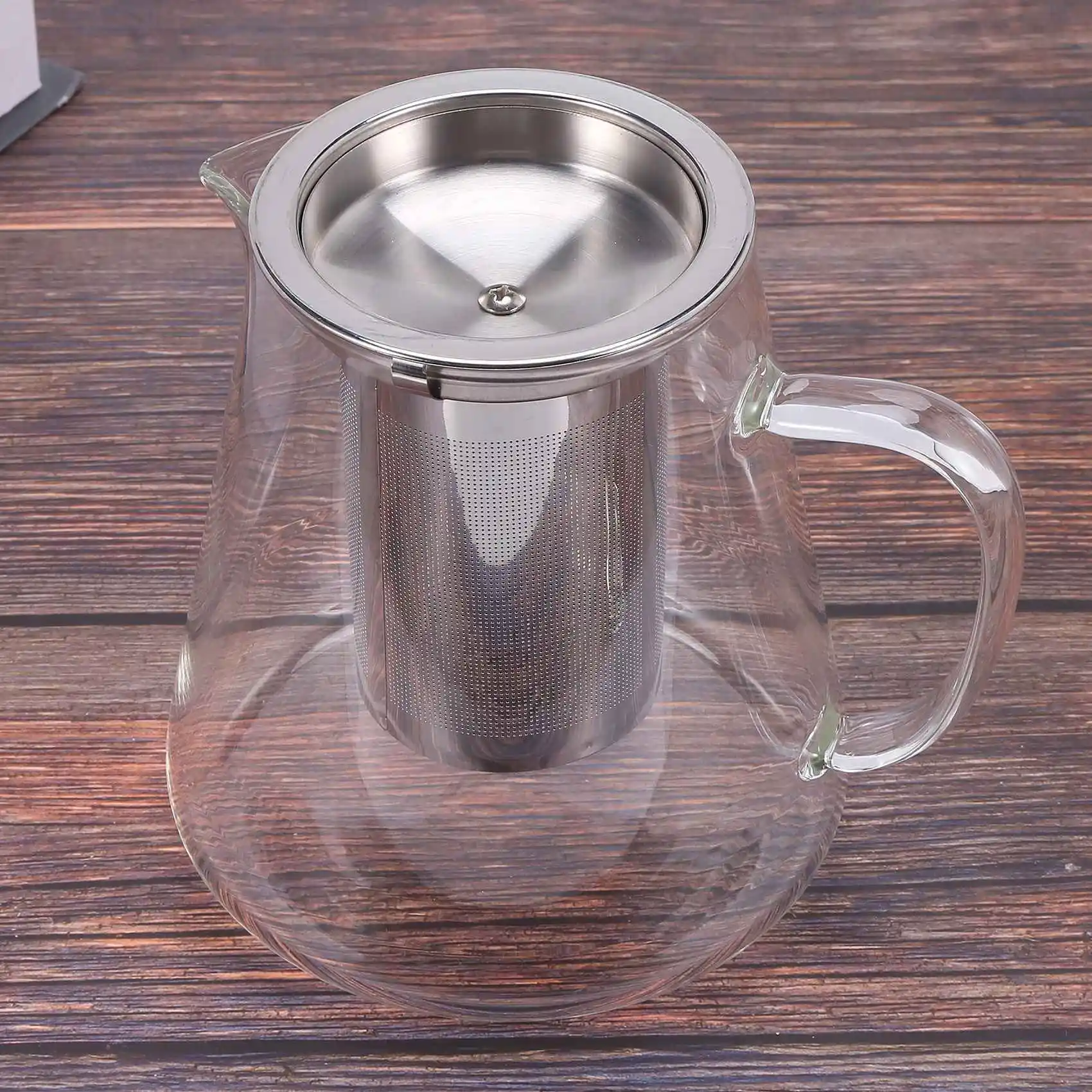 Exquisite-2X Glass Teapot With Stainless Steel Removable Infuser For Loose Leaf Tea, Bonus Tea Kettle & Infuser Coaster, 950Ml