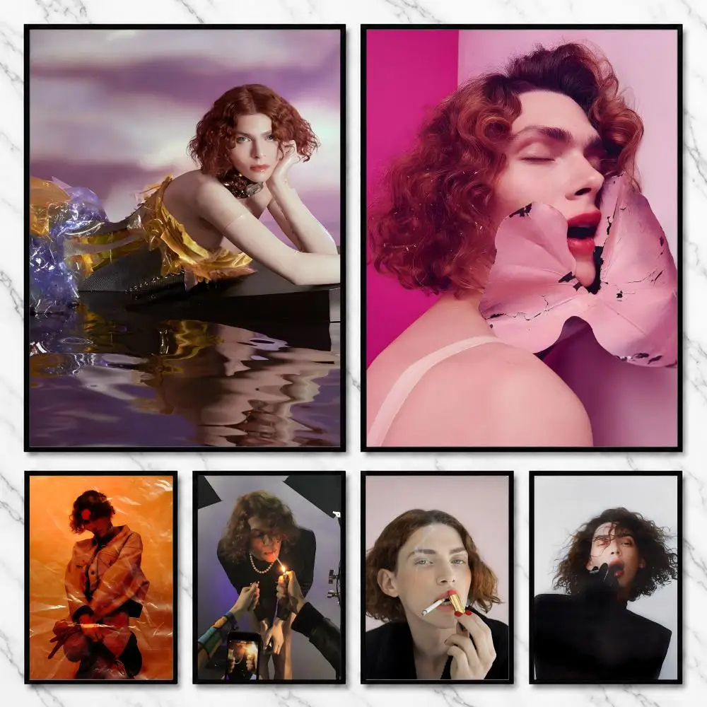SOPHIE Electronic Music Artist Experimental Sound Culture Poster Modern Self Adhesive Wall Art Prints for Bedroom Living Room