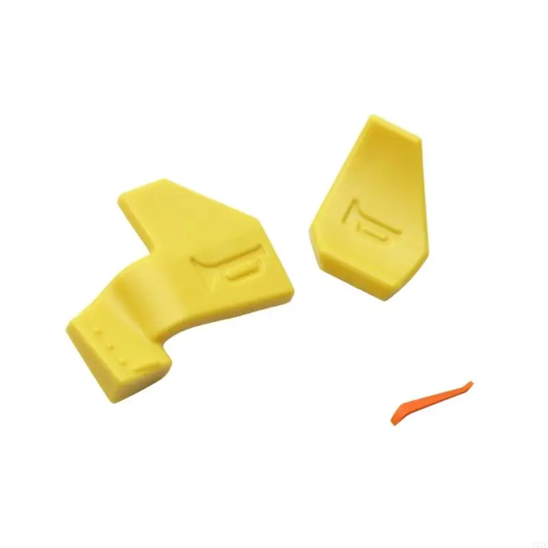 Motorcycle Horn Button Extender Set with Long and Short Button Covers for Left Handlebar Control and Thumb Access X37F