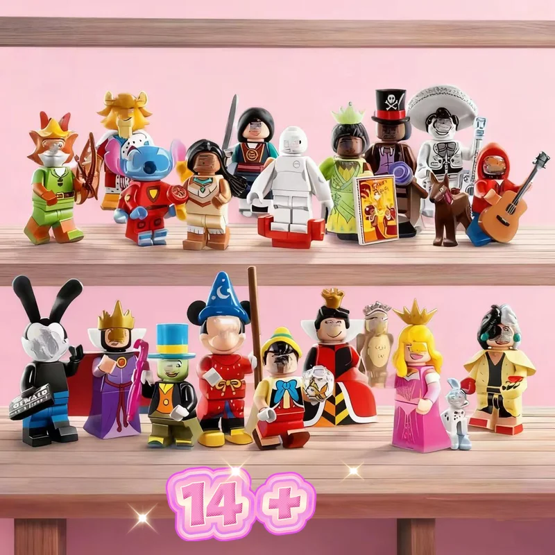 2025 عيد الميلاد تعزيز متوافق مع 71038 ديزني ثمانية عشر شخصيات صغيرة 100 سلسلة الطوب للكبار طفل عيد ميلاد لتقوم بها بنفسك هدية لعبة #1