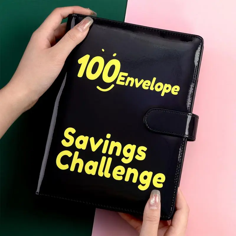 100 Envelope Savings Challenge A5 Savings Challenges Book Fun And Organized Binder For Flexible Savings Goals Binder With Cash