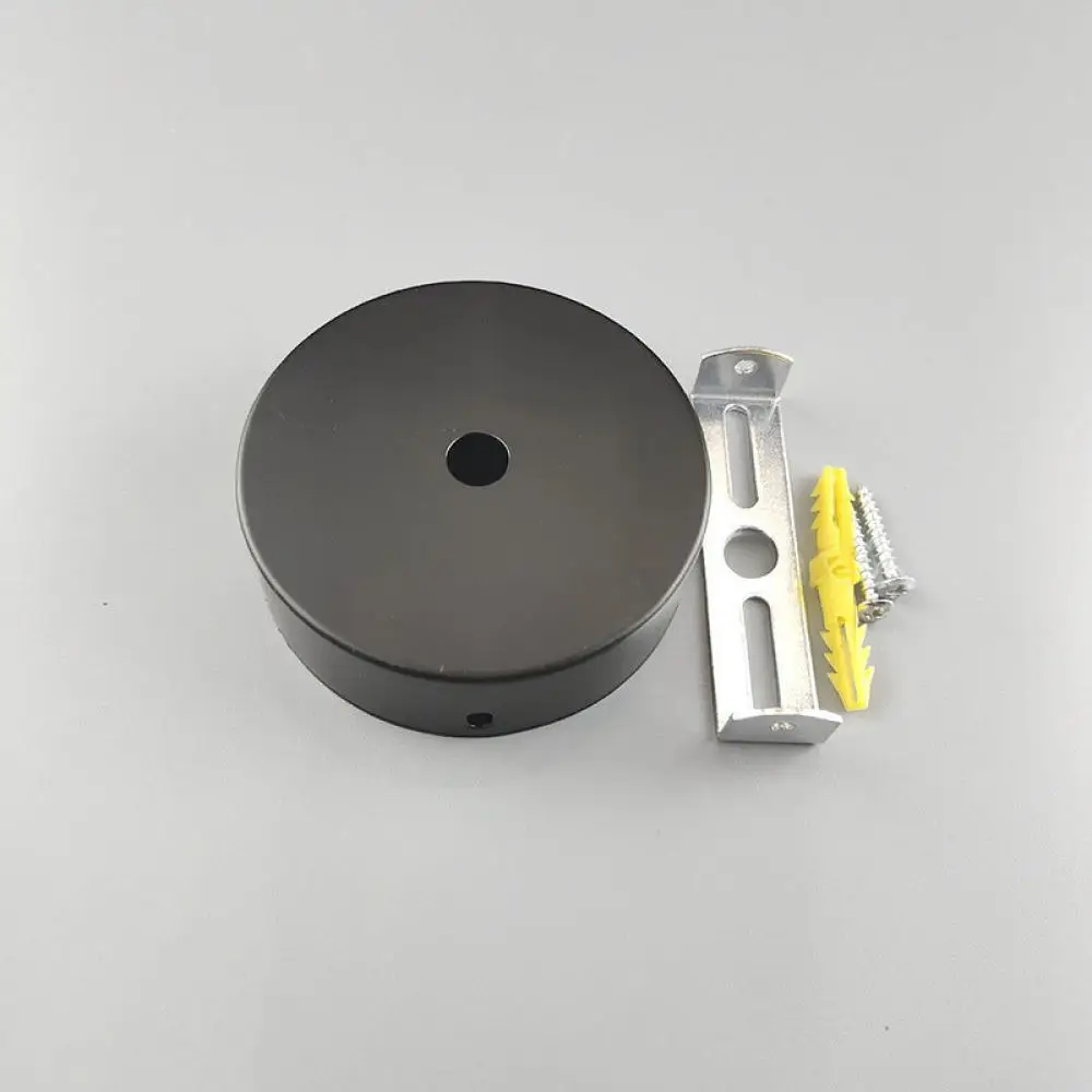 Decorative Iron Ceiling Canopy Base For Hanging Pendant Lamp Circular Mounting Plate Lighting Accessory Fixture Parts