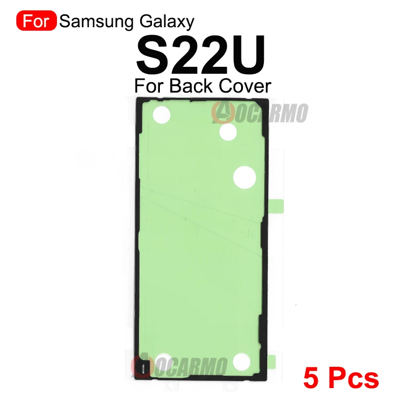 5Set Waterproof Adhesive For Samsung Galaxy S22 Plus S22+ S22U Ultra Front LCD Screen Back Cover Sticker Glue Replacement parts