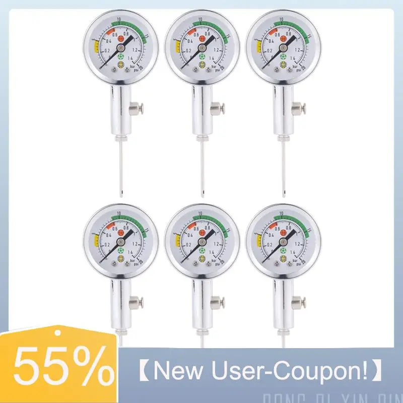 【신규 사용자 쿠폰!】6X 볼 압력 게이지 볼 압력 측정 도구 농구 축구 배구 기압계