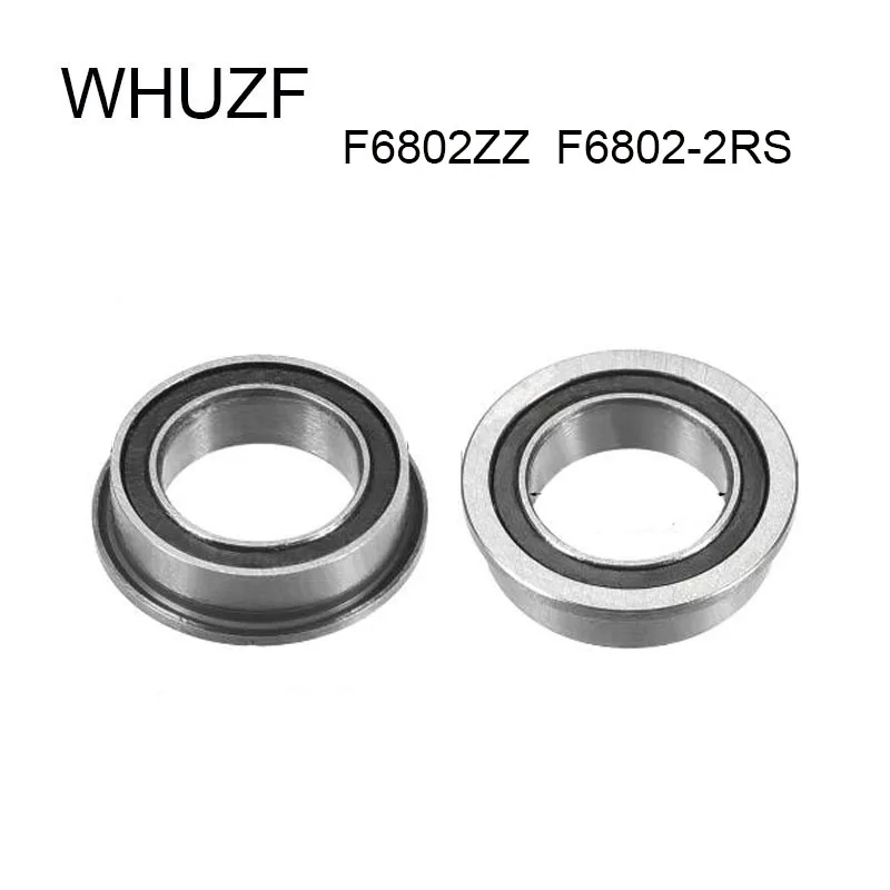 

F6802ZZ F6803-2RS Flange Bearing 15x24x5mm ABEC-5 Double Shielded Deep Groove Flanged F6802ZZ Ball Bearings F6802-RS F6802Z