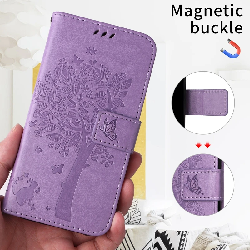 Wallet Magnetic Flip Leather Case For Samsung S23 S23 Plus S22 Ultra S21 FE S20 Plus S20 FE S10 S10E S9 S9 Plus S8 S8 Plus Cover