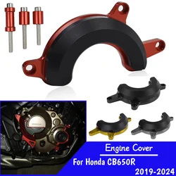 CB650R Engine Case Stator Clutch Cover Guards Crash Pad For Honda CB 650R CB650 R 2019-2024 Motorcycle Frame Sliders Protector