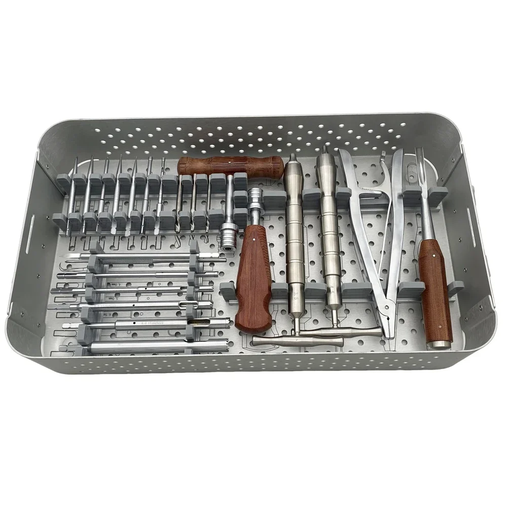 Orthopedic Surgical Instruments Broken Nail Screw Removal Kit Orthopedic Instruments Pet Animal Surgical Instruments 80pcs/set