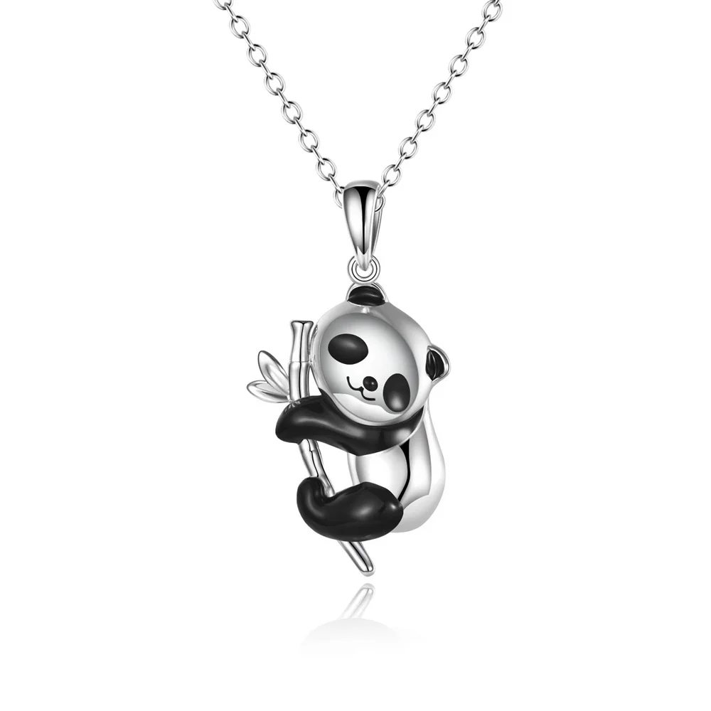 Harong Summer New Panda Necklace Popular Precious Lovely China's National Treasure Animal Pendant Jewelry for Daughter Son Gift