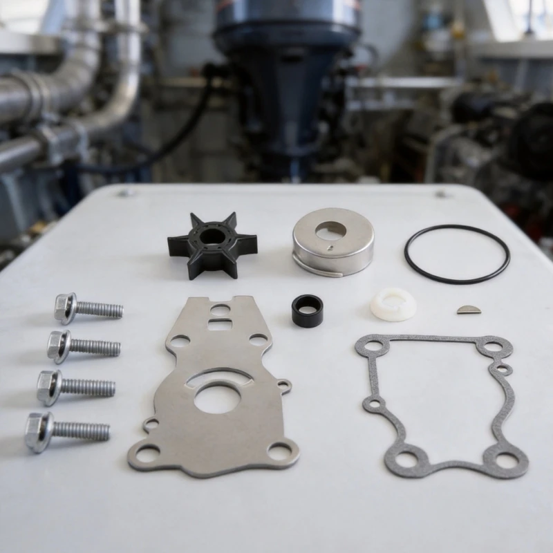 Impeller and Pump Housing Repair with Gaskets, Seal, and 4 Mounting Bolts, Direct-Replacement Parts for Listed Pump