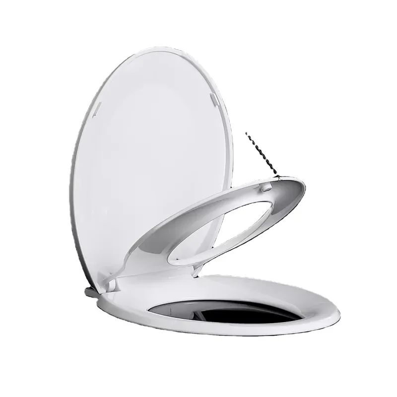Plastic Toilet Seat Cover for Adults and Children Bathroom Accessories Family Use Durable Hygienic Lid Replacement Universal