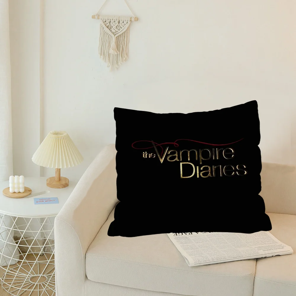 Pillow Cover Pillowcase Cushion Cover The Vampire Diaries House Decoration Living Room Decoration Cousins for Sofa Pilow Cases