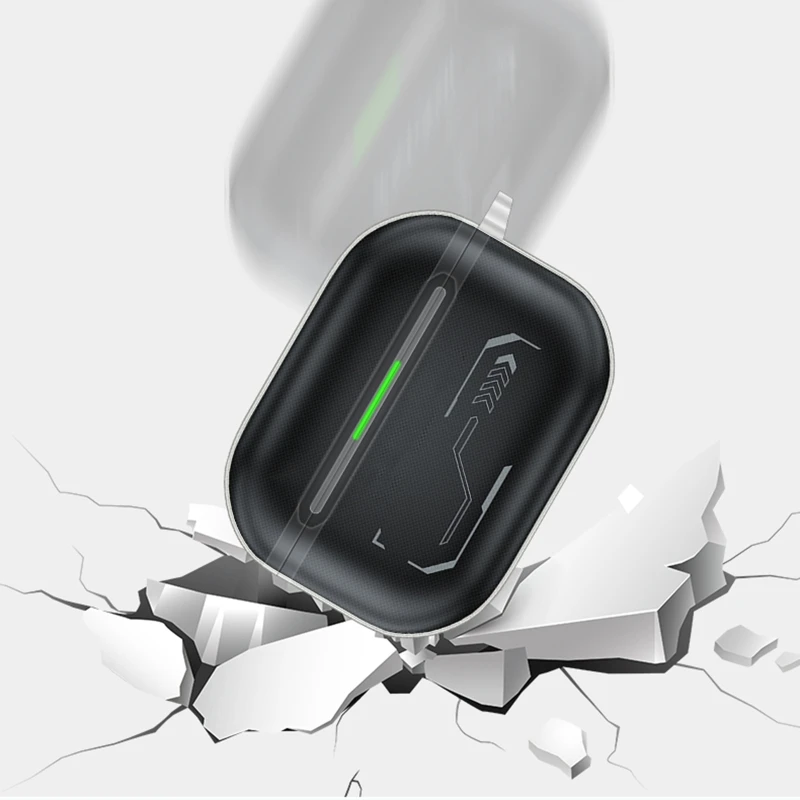 for Black Shark JoyBuds  Shockproof Wireless Headphone Sleeve Impact-resistant Housing  Washable F19E