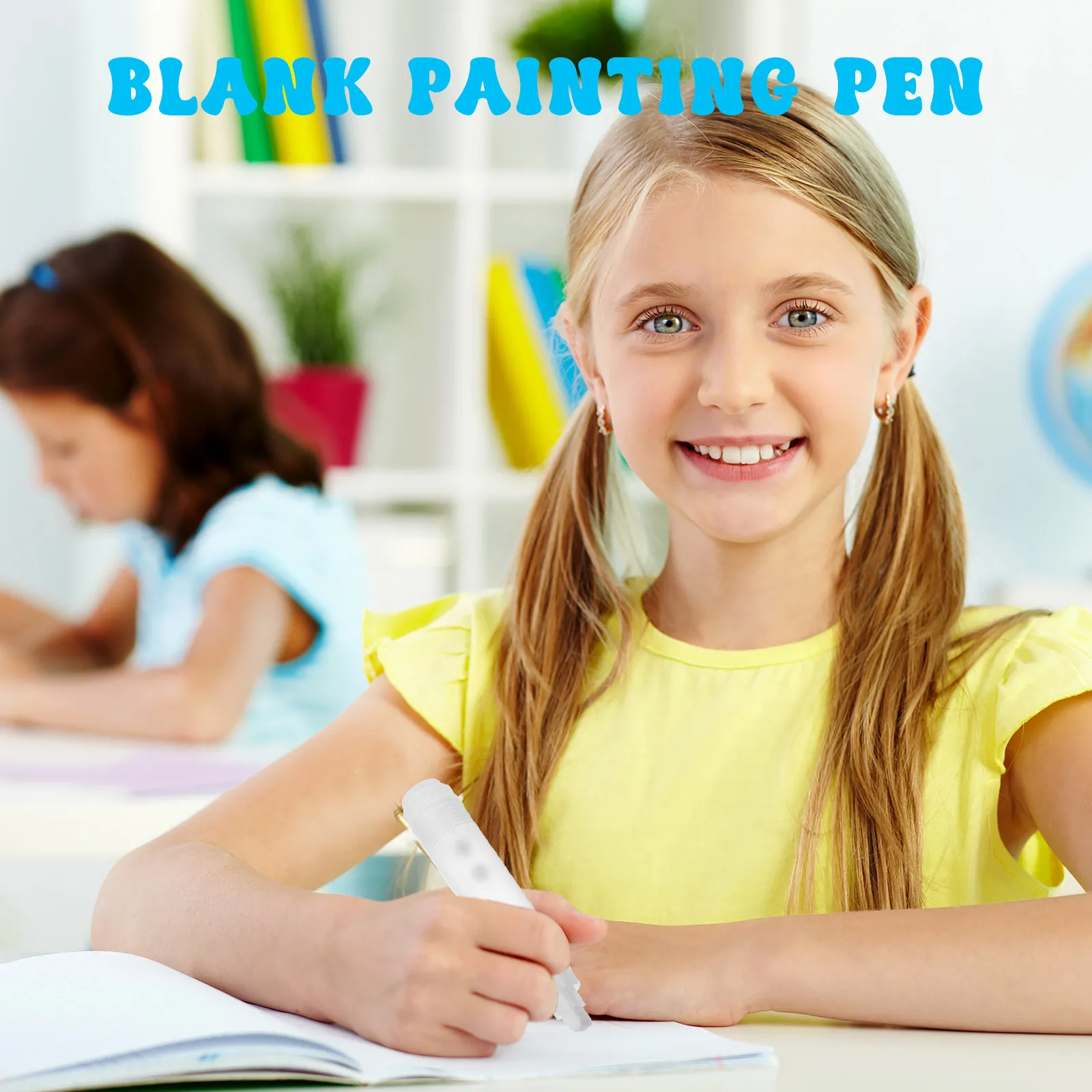 2Pcs Refillable Paint Pens 10Mm White Flat Tip Empty Blank Paint Markers for Outdoor Use Industrial Labeling Graffiti Drawing