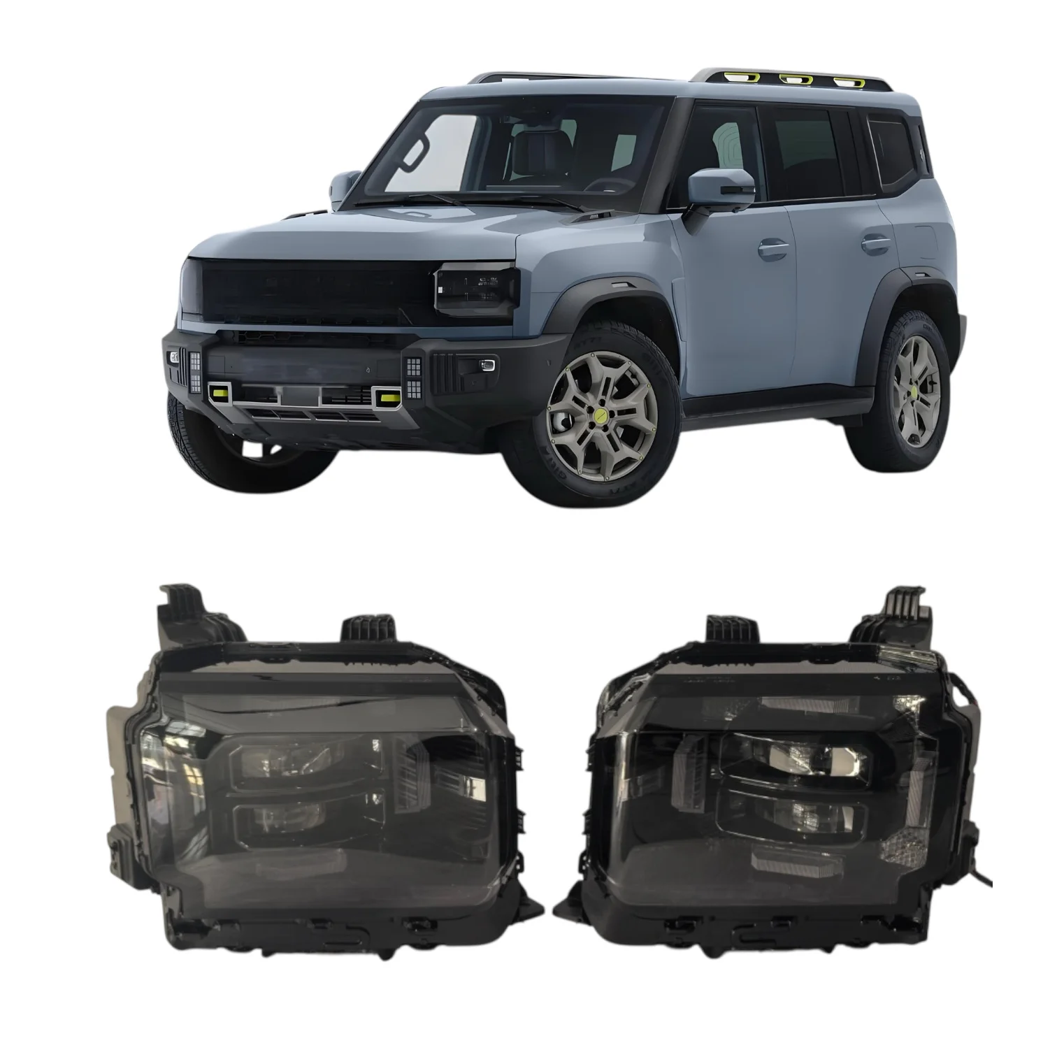For Jetour Traveler T2 Headlight Assembly F26 4421020 Front Combined 12V 55W ABS