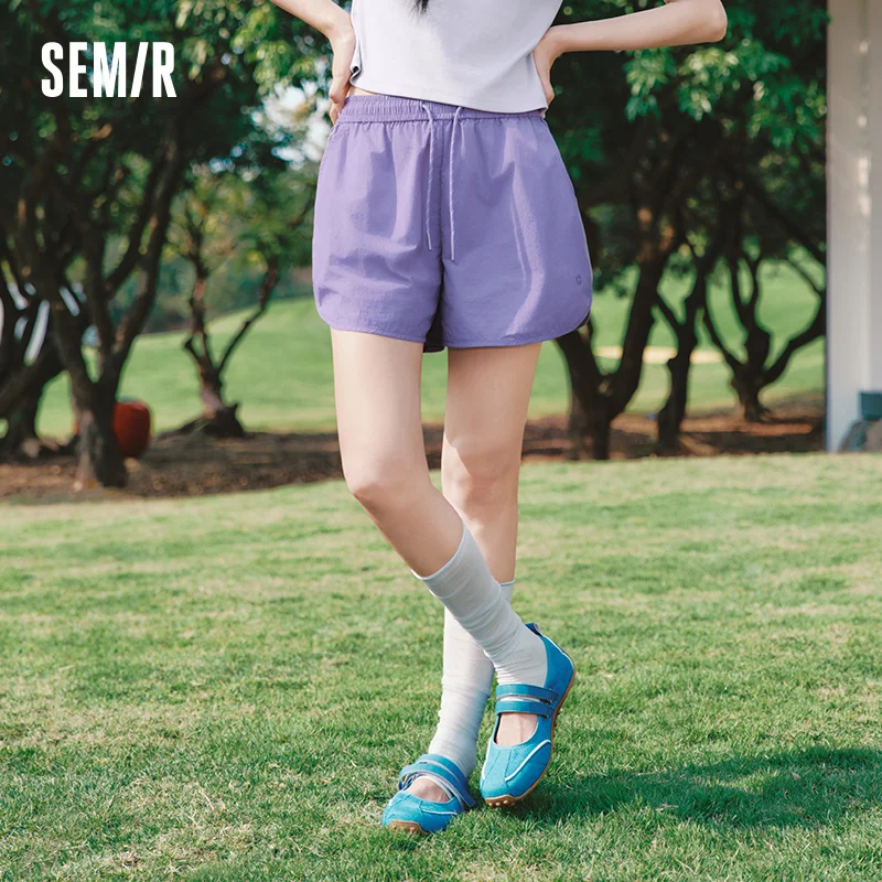 

Женские брюки Semir: повседневные, дышащие, с цветовыми блоками, свободного кроя, влагоотводящие, быстросохнущие, для активного отдыха, лето 2026