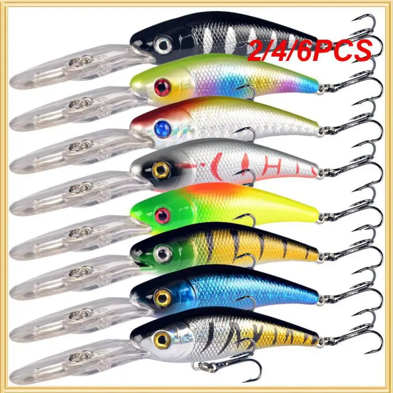 

2/4/6PCS Innovative Design Minnow Bait Durable Design 11.5cm/9g Size Outdoor Adventure In Demand Top-rated Pike Lures