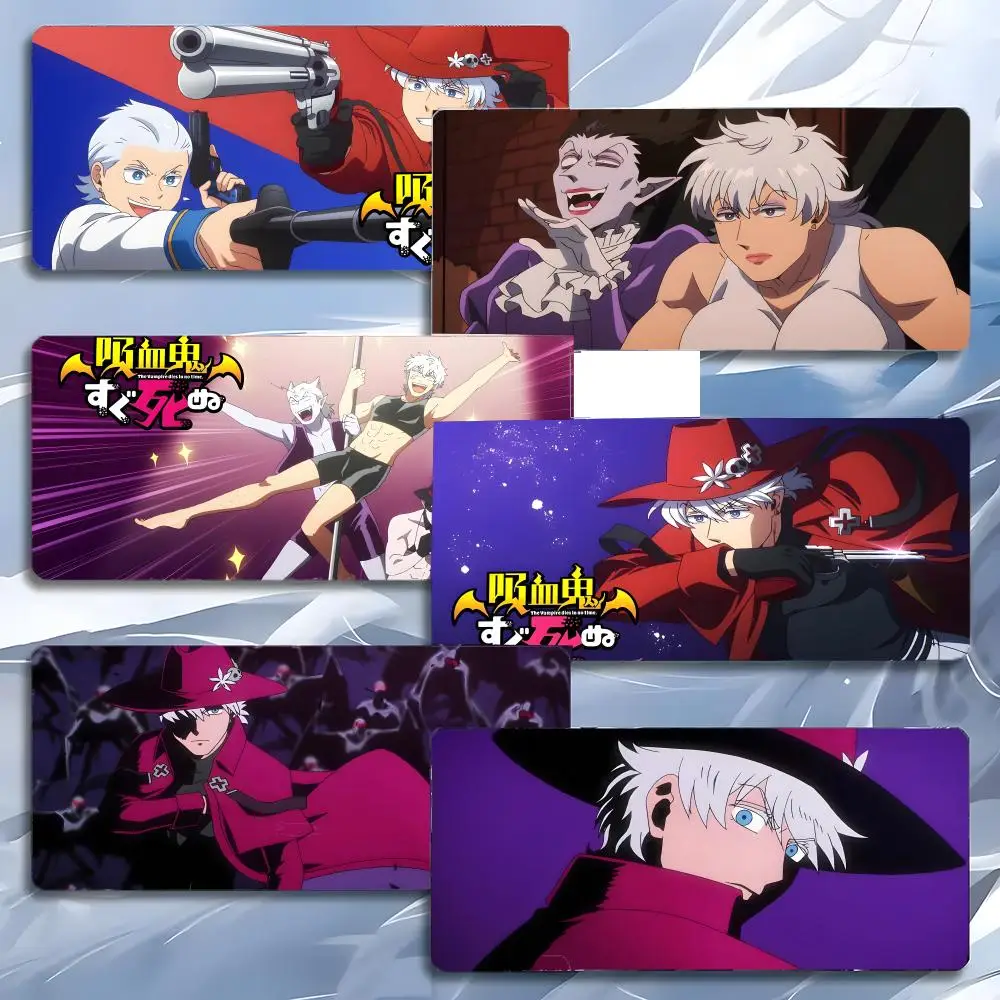 anime funny T-The Vampire Dies in No Time Mouse Pad Mousepad Large Gaming LockEdge Thickened PC Table Desk Mat