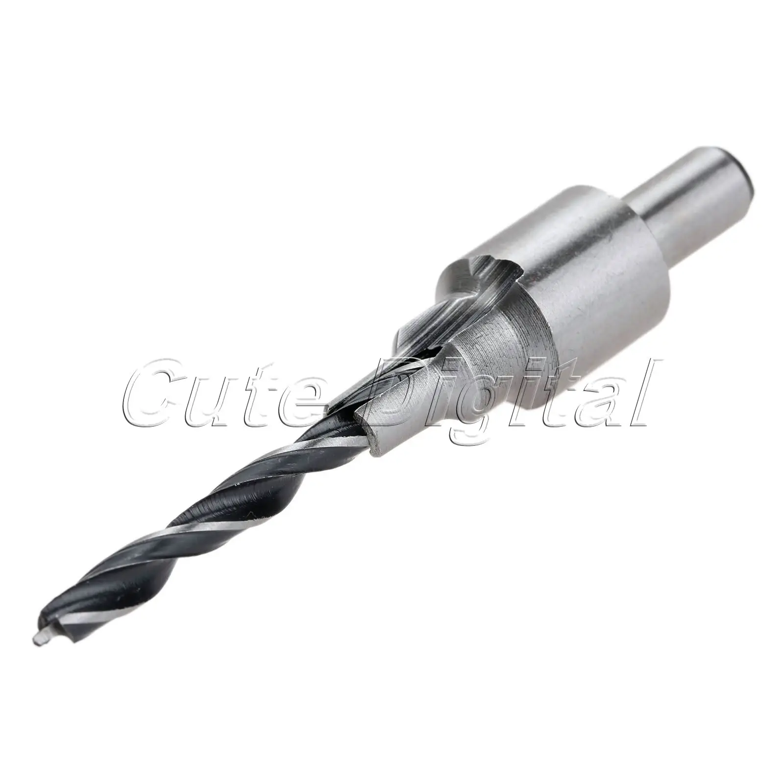 1pc 5-7mm passos de perfuração countersink 3 passo brocas conjunto reamer parafuso de madeira buraco viu madeira chanfro ferramentas elétricas 8mm haste