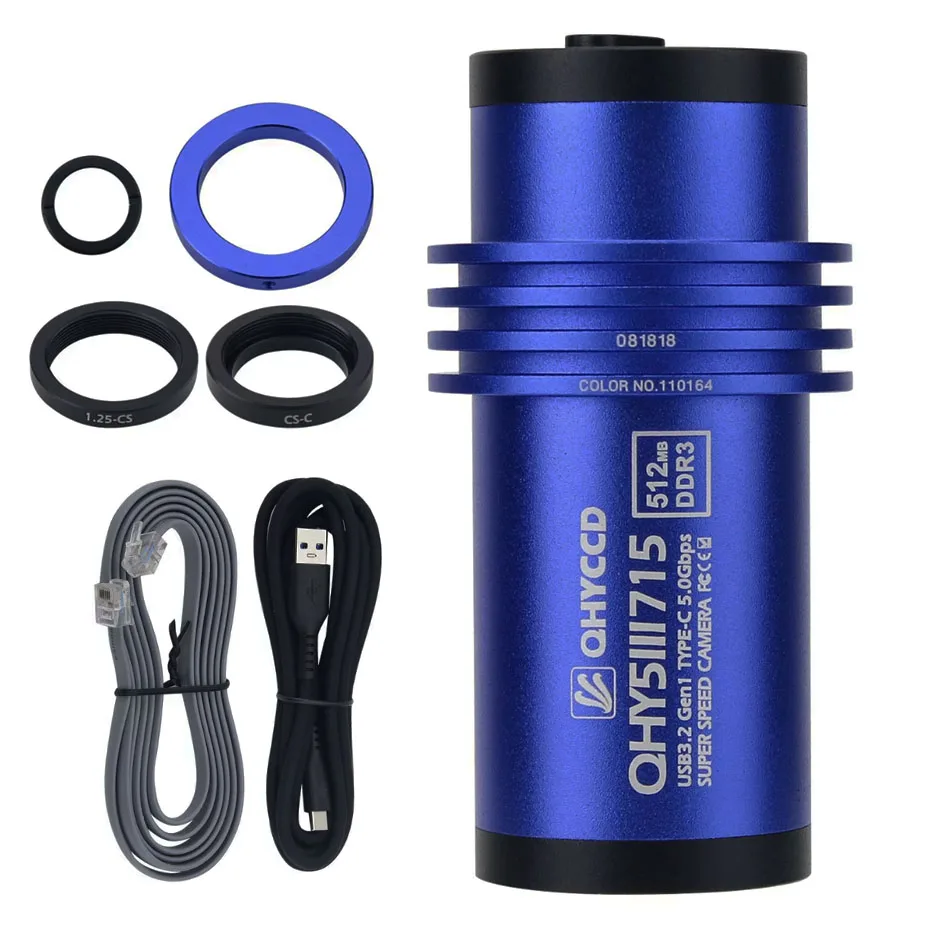 QHYCCD QHY5III715C New Generation Astronomical Photography Color Planetary Navigation Camera 1.45um 4K