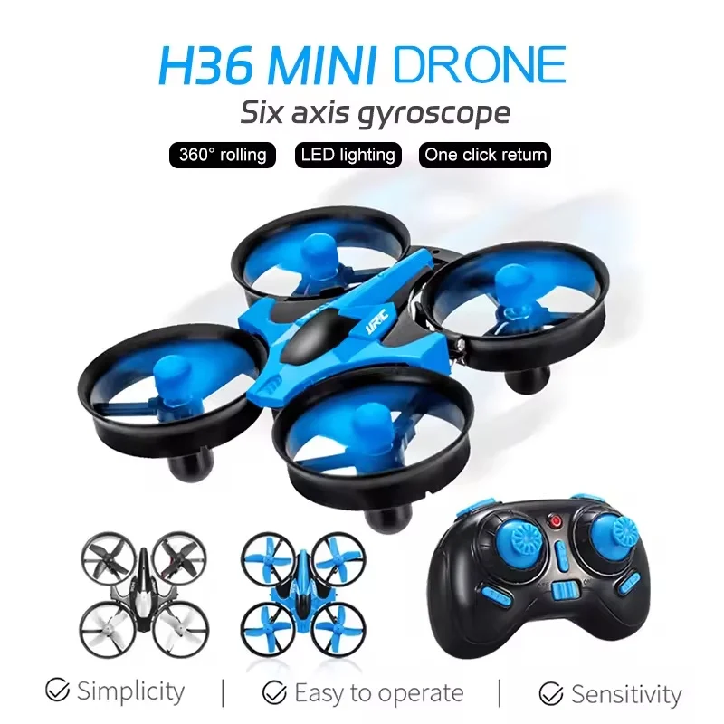 JRC H36 Mini Rc Drone 4ch 6-Axis Headless Mode Helicopter 360° Flip Remote Control Quadcopter Toy Mini Drone For Kids Toys Gifts