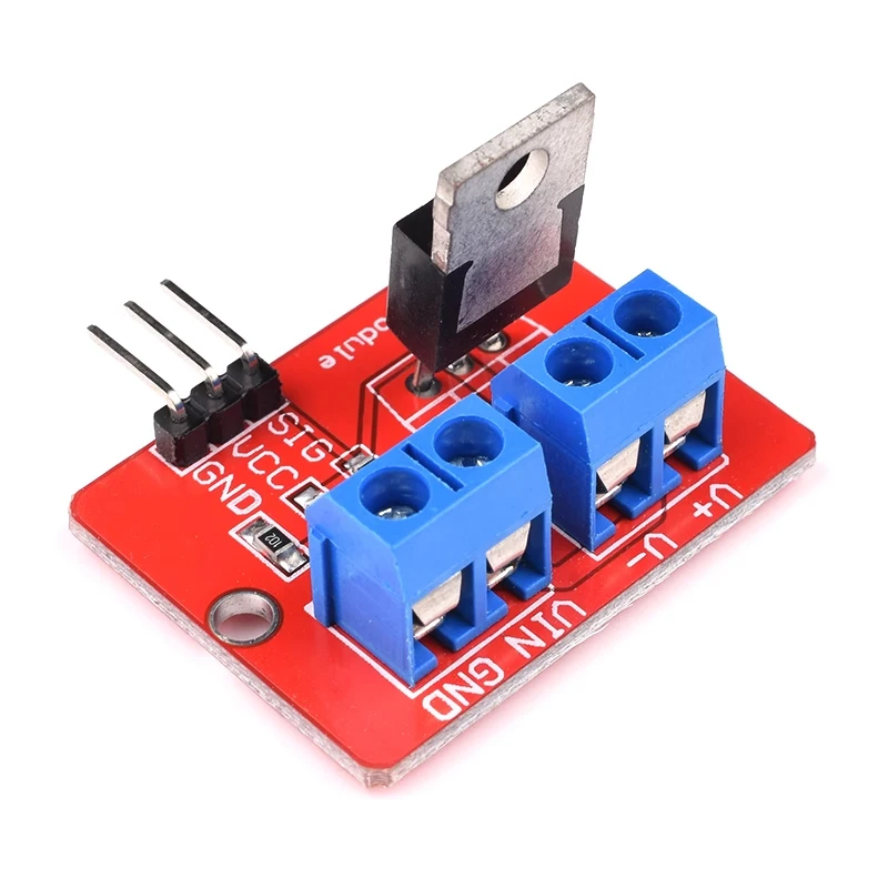 0-24V Top Mosfet Button IRF520 MOS Driver Module For Arduino MCU ARM Raspberry pi