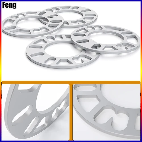 Imagen 2 del producto Espaciador de neumático de rueda de coche Universal, adaptador de placa de cuñas 4 piezas 4x98 4x100 4x108 4x110 112 4x4x114,3 5x100 5x110 5x112 5x115 5x120