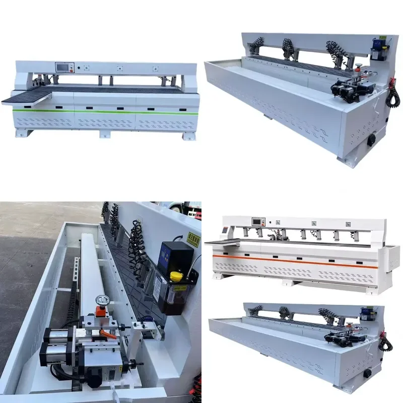 for Numerical Control 4 Wire Woodworking Drilling Machine 2 3 4 Shaft Hole Drilling Slotting for Side Drilling Motor Movement