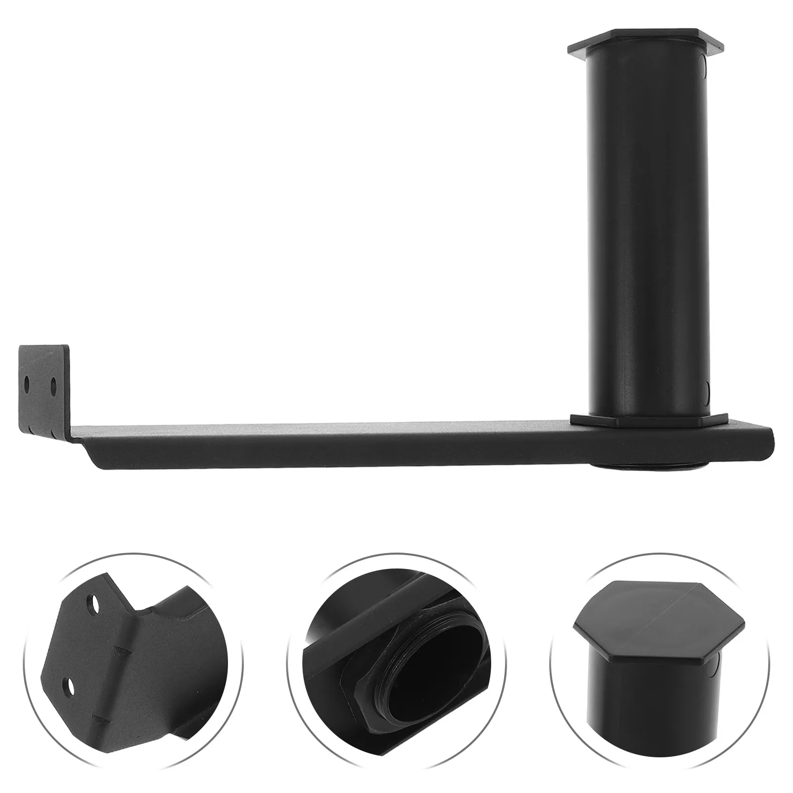 

Черная пластиковая подставка для филамента 3D-принтера, вращающийся держатель для катушек, кронштейны для филамента для точной печати, настольный органайзер для хранения