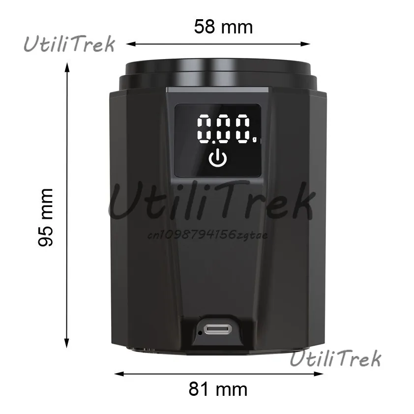 

Weighing Coffee Scale High Precision Measuring Cup 58mm Powder Dropper Electronic Scale