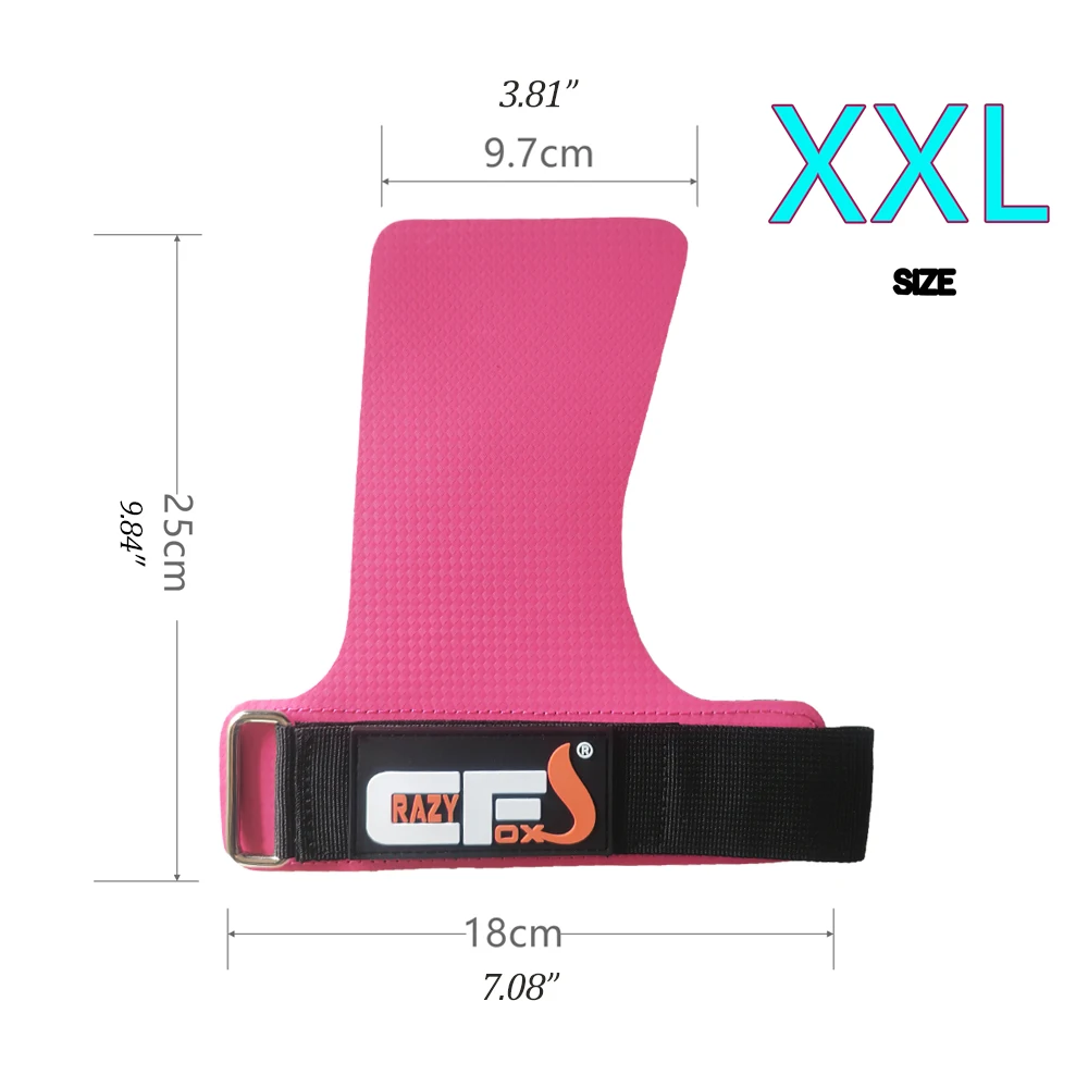HG-030R1KGym Lifting Straps with Pull Up Quad Ultra Magnesium-Free Gloves Weightlifting Mitts for Crossfit orGymnastics Athletes