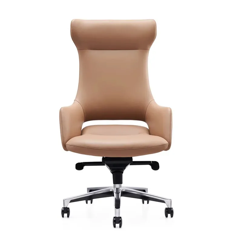The boss chair is simple, modern household leather is suitable for waist protection, and it is not tired to sit for a long time.