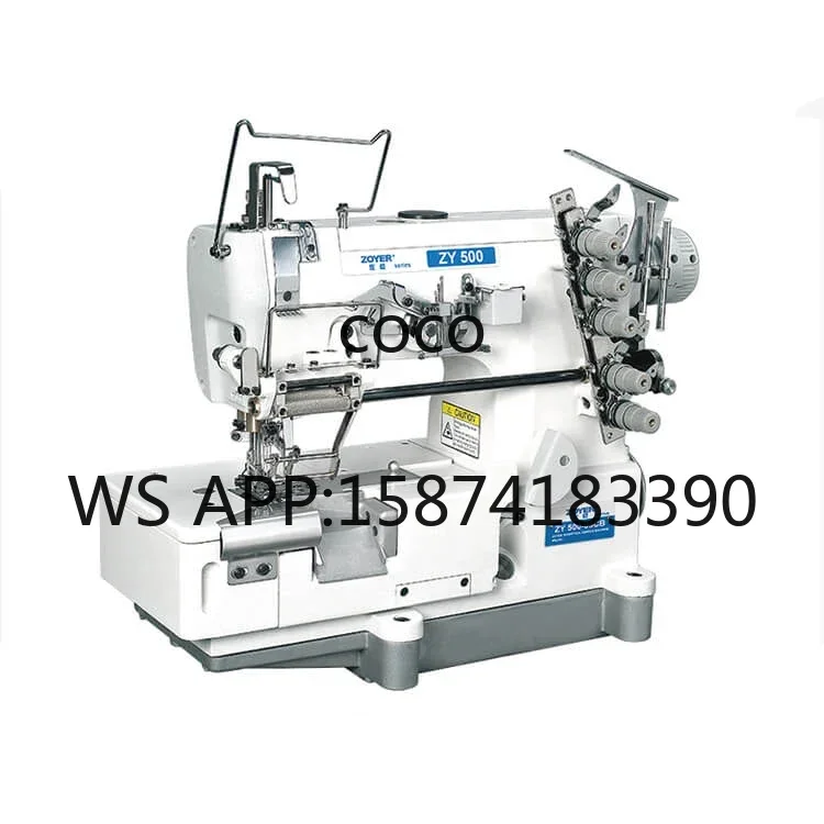 ZY500-05CBD Industrial Direct Drive Interlock Sewing Machine High Speed Stretch Sewing With Cutting Knife
