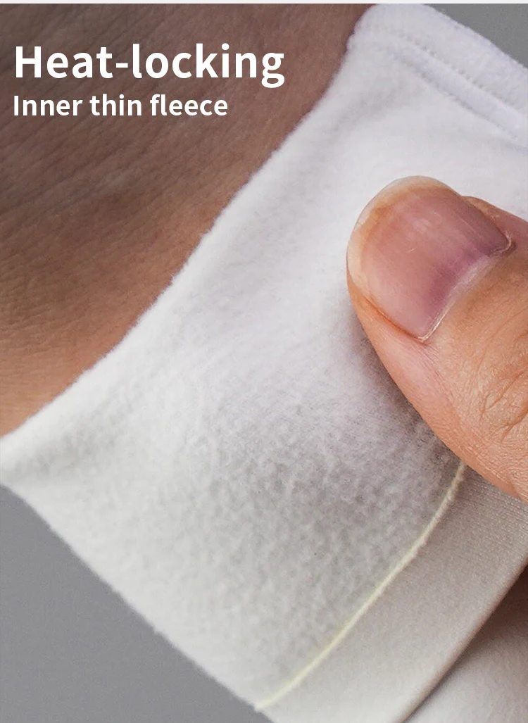 EVR Herren Winter Fleece Fahrradtrikot, Thermo-Langarm-Fahrradoberteil, winddichte, atmungsaktive Rennradjacke – Detail 6