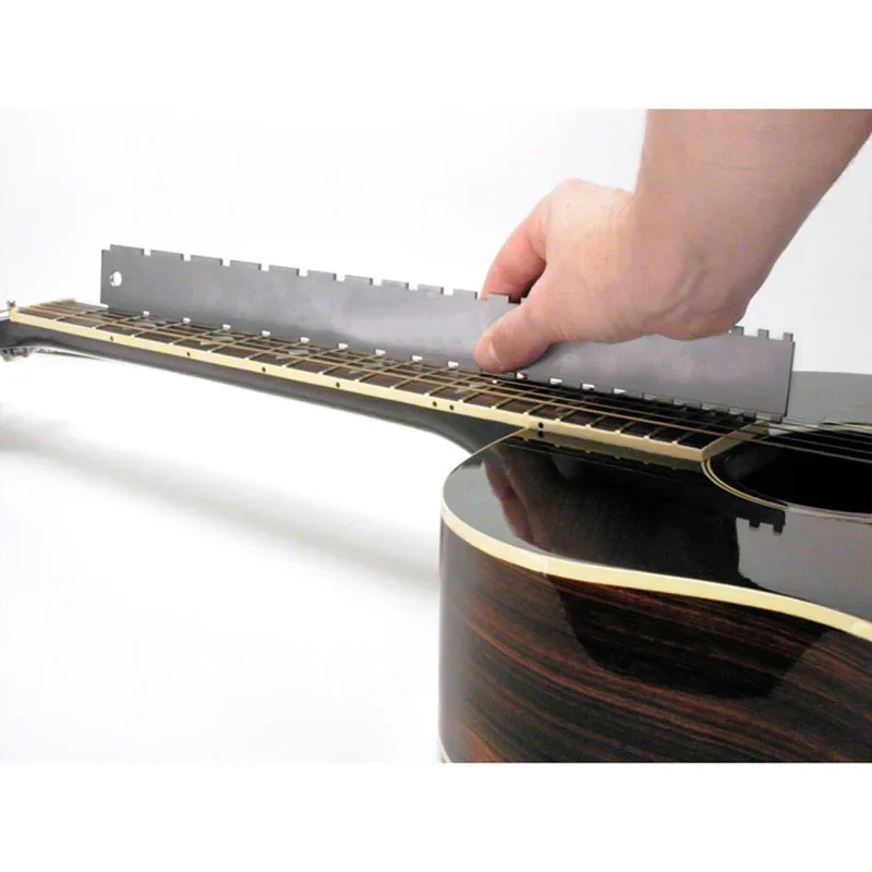 Guitar Neck Measuring Ruler Fret Fingerboard Curvature Caliper Concave Convex Notch Tool for Leveling Repair And Tuning