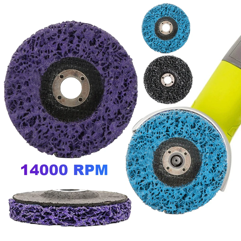 100mm Polishing Sheet Automotive Paint Removal Polishing Wheel Clean Grinding Wheel Angle Grinder Accessories Disc Abrasive Tool