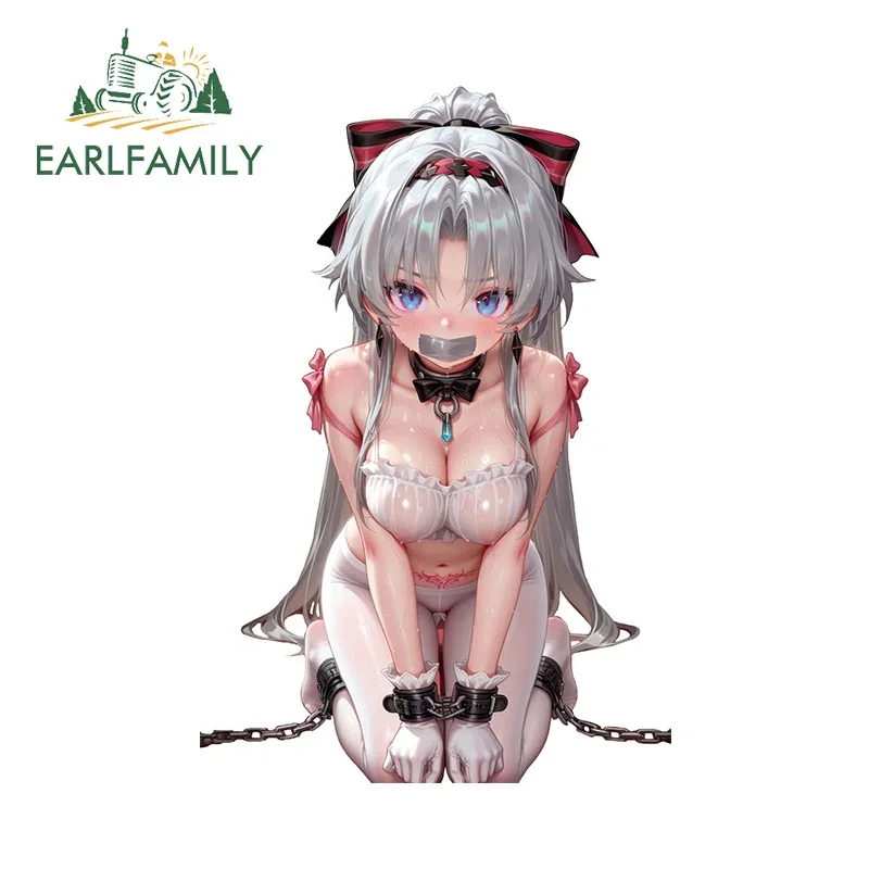 

EARLFAMILY Sexy Carlotta Wuthering Waves Car Stickers Anime Girl Tied Up Hentai Graffiti Motorcycle Decals Viny Car Warp