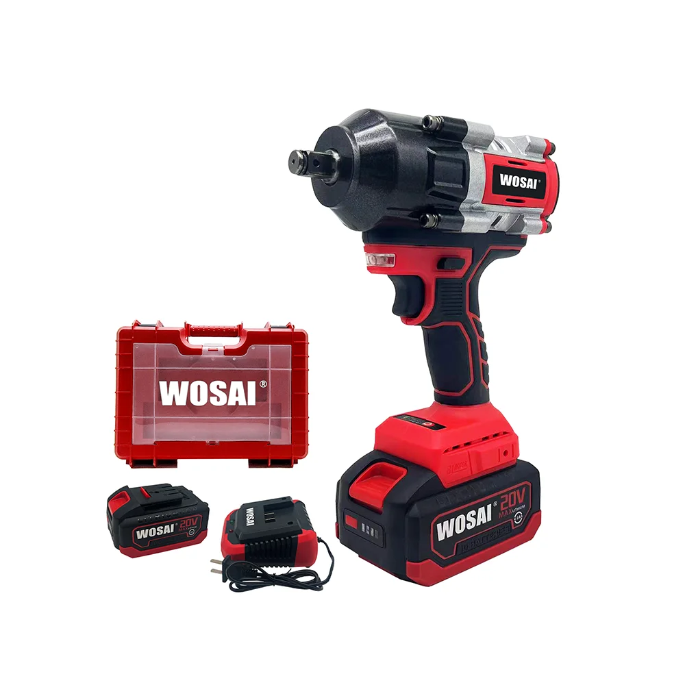 Доступный образец WOSAI Портативный набор ударных бесщеточных ключей с трещоткой и высоким крутящим моментом 800 нм Доступный образец WOSAI Портативный набор ударных бесщеточных ключей с трещоткой и высоким крутящим моментом 800 нм