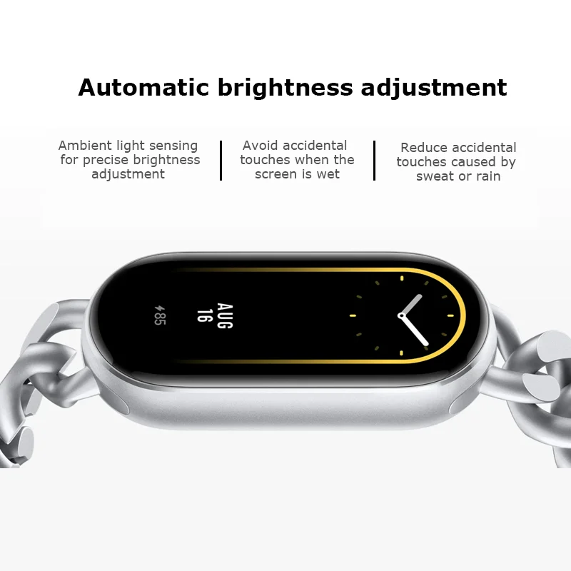 الإصدار العالمي من Xiaomi Smart Band 9 شاشة AMOLED مقاس 1.62 بوصة عمر بطارية 21 يومًا 150+ أوضاع رياضية لمراقبة النوم Xiaomi Band 9 جديد