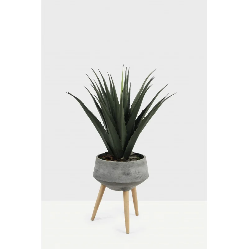 custom.New design Bonsai stand Plants  100cm 26 leaves Agave plants Artificial Plants Decorative For Indoor Outdoor