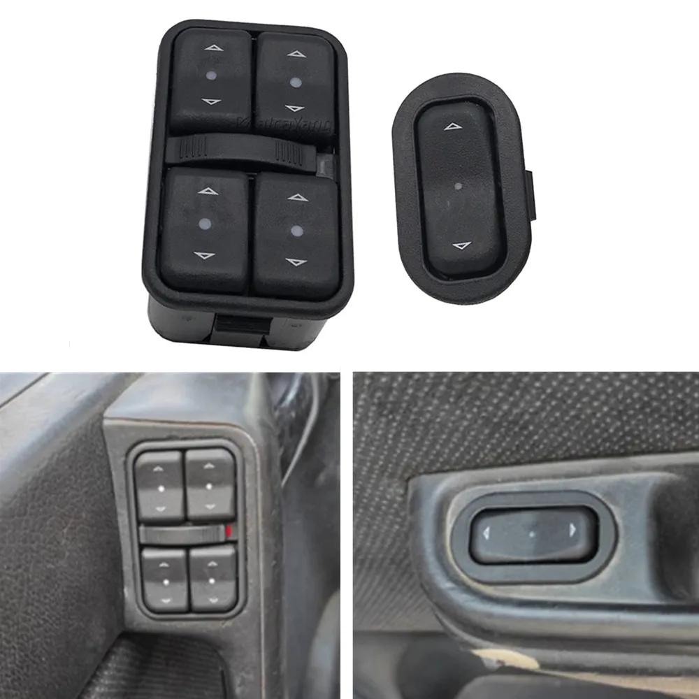 Car Styling Electric Power Master Window Control Switch Lifter Button For VAUXHALL ASTRA Mk IV ZAFIRA OPEL ASTRA ZAFIRA 90561086