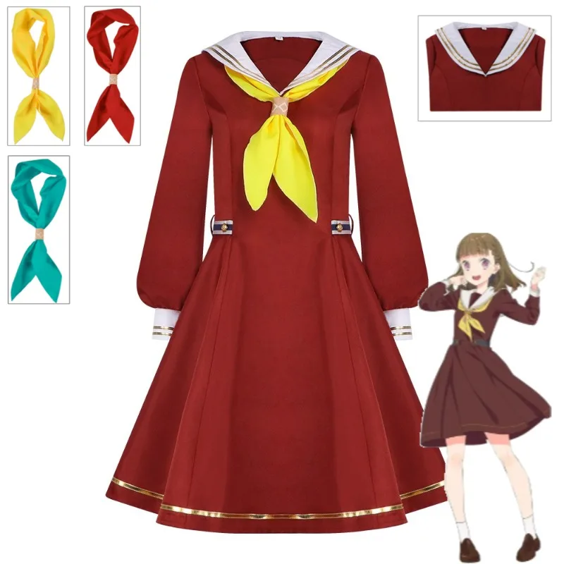 

Love Live Hasunosora Winter Sailor Uniform Cosplay Costume Long Sleeve Pleated Skirt Dress Full Set For Women Cosplay Party