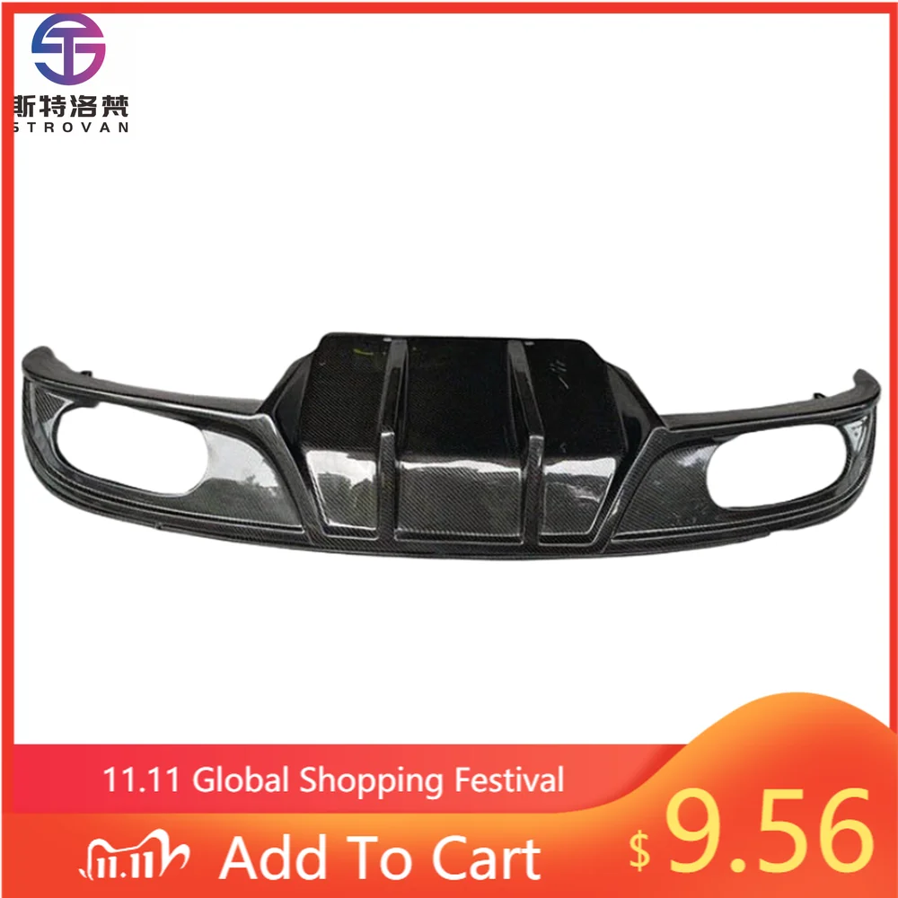 

STLF True Carbon Fiber Rear Bumper Lip Rear Diffuser Body Kit for Jaguars XF Body Kit