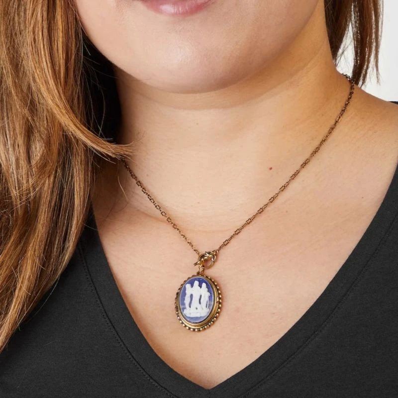TV-Serie Agatha Harkness Hexen-Cosplay-Halskette Legierungsanhänger Choker-Kette Schmuck-Accessoire Ornament Dekoration Sammlerstück – Detail 3