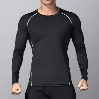 

3 шт., быстросохнущий облегающий мужской спортивный костюм для фитнеса, одежда для фитнеса, эластичная тренировочная одежда для баскетбола